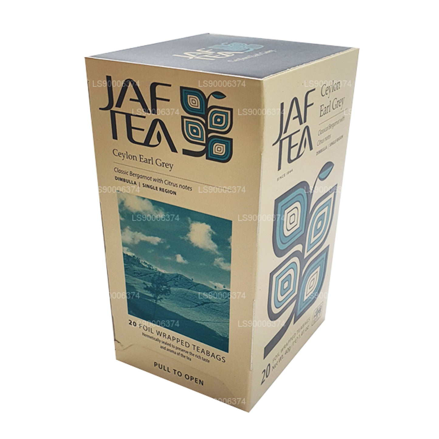 Jaf Tea Ceylon Earl Grey (40g) 20 teekotid