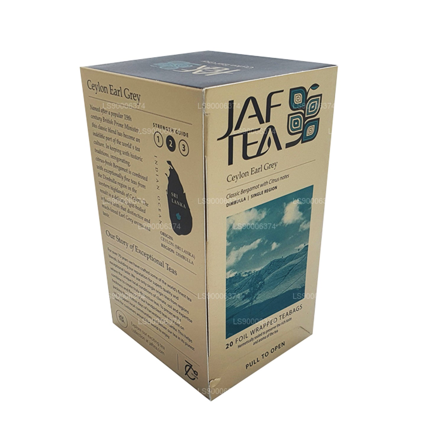 Jaf Tea Ceylon Earl Grey (40g) 20 teekotid