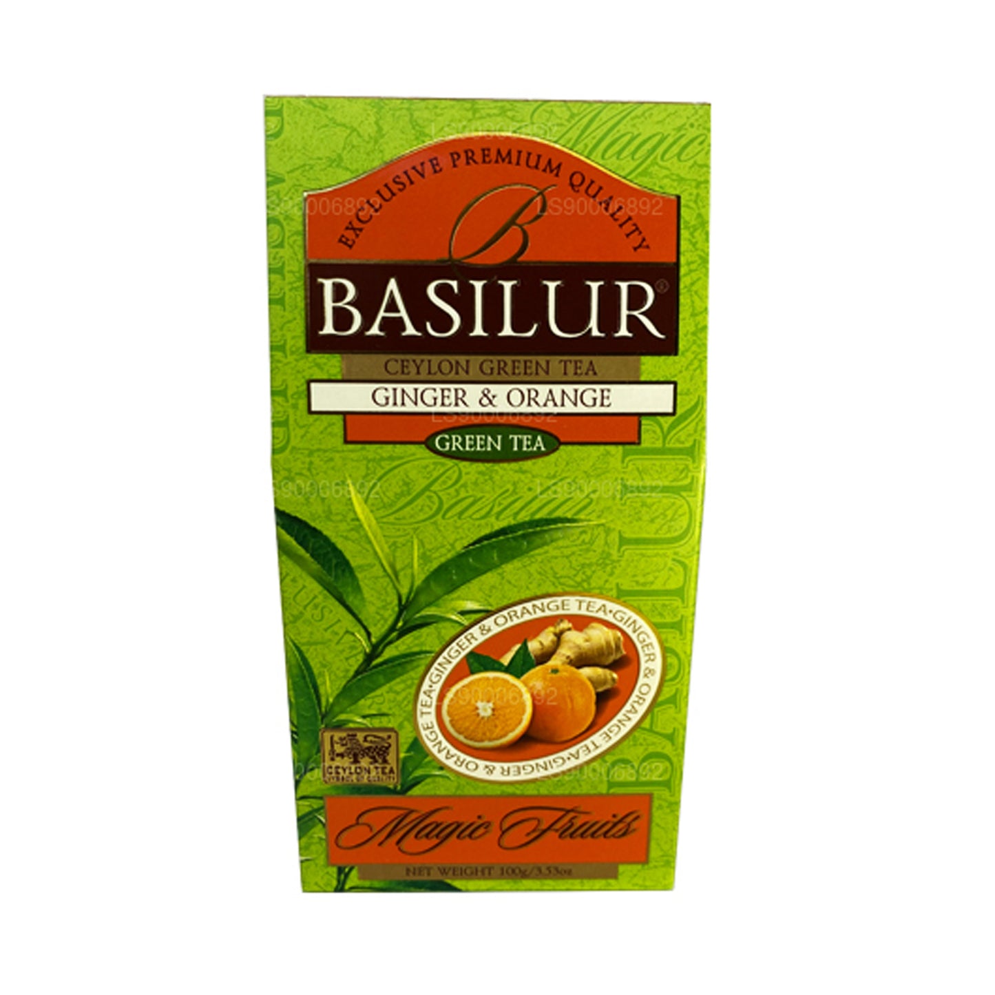 Basilur Magic Roheline Ingver & Oranž (100g)