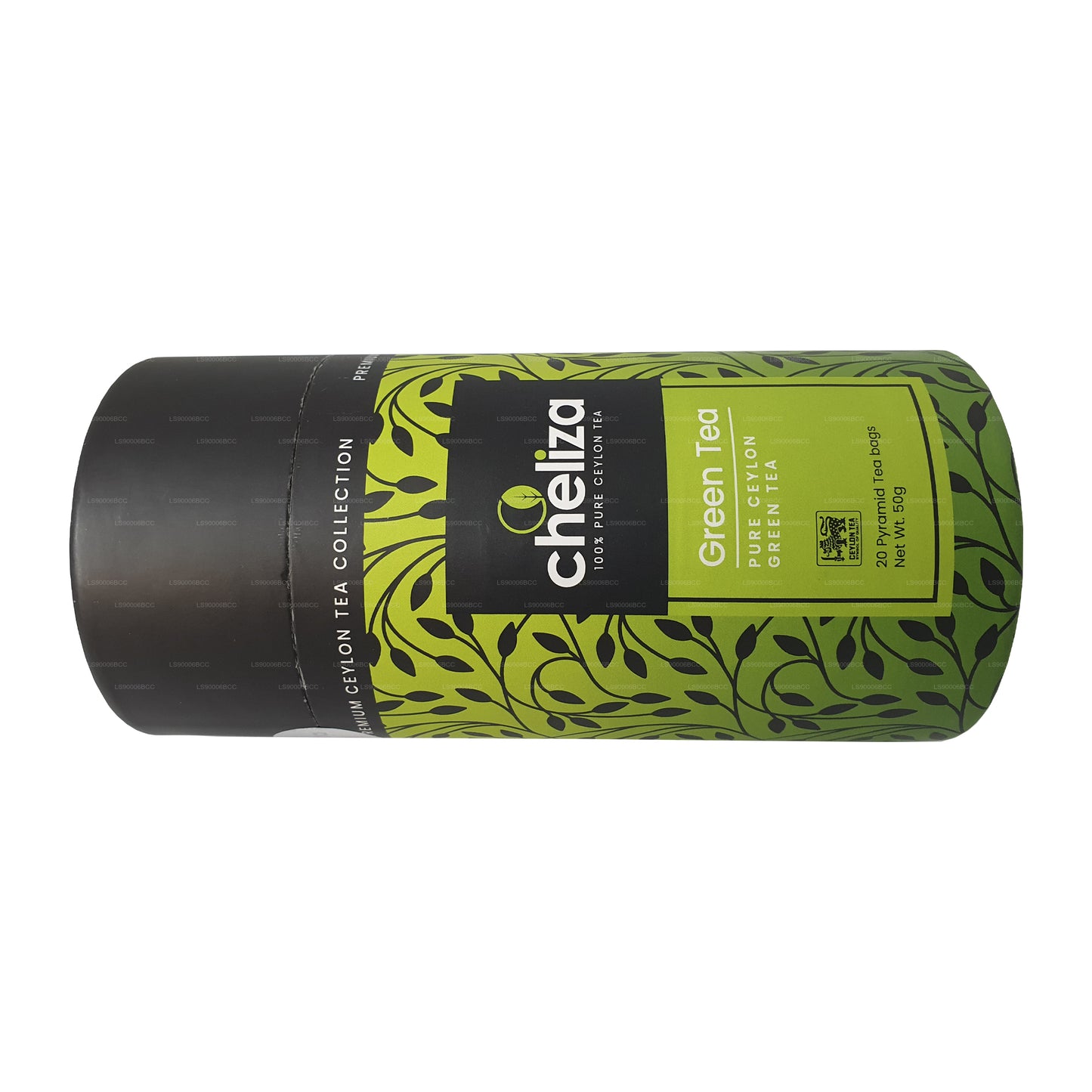 Cheliza Pure Ceylon Green Tea Canister (50g) 20 Tea Bags