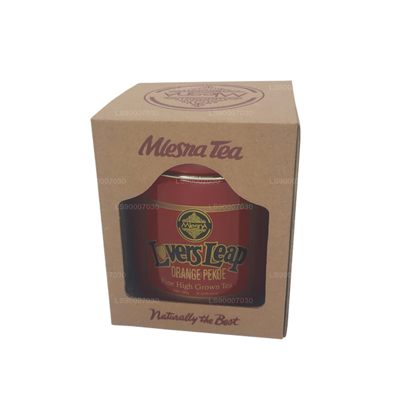 Mlesna Tea Lover's Hüpe Orange Pekoe Sisse Metal Caddy (100g)