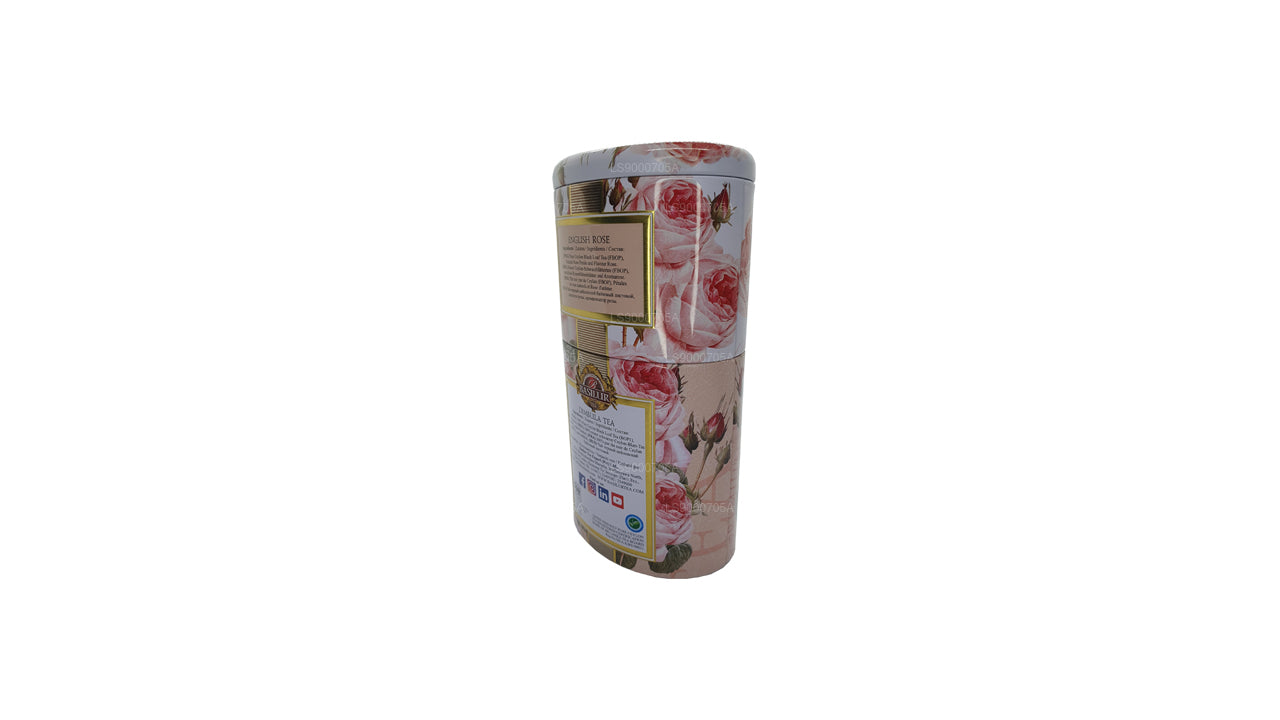 Basilur Puuviljad ja lilled „Inglise Rose” Dimbula (100g) Caddy