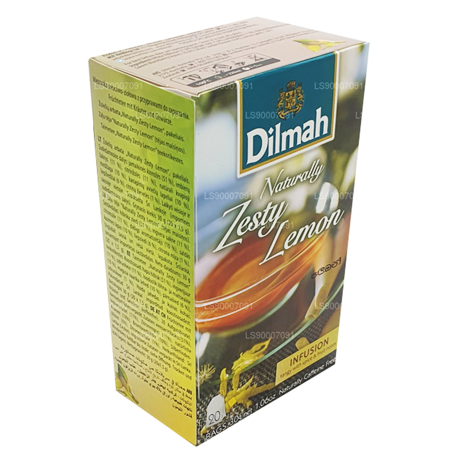 Dilmah Loomulikult Zesty Lemon (30g) 20 tee kotid