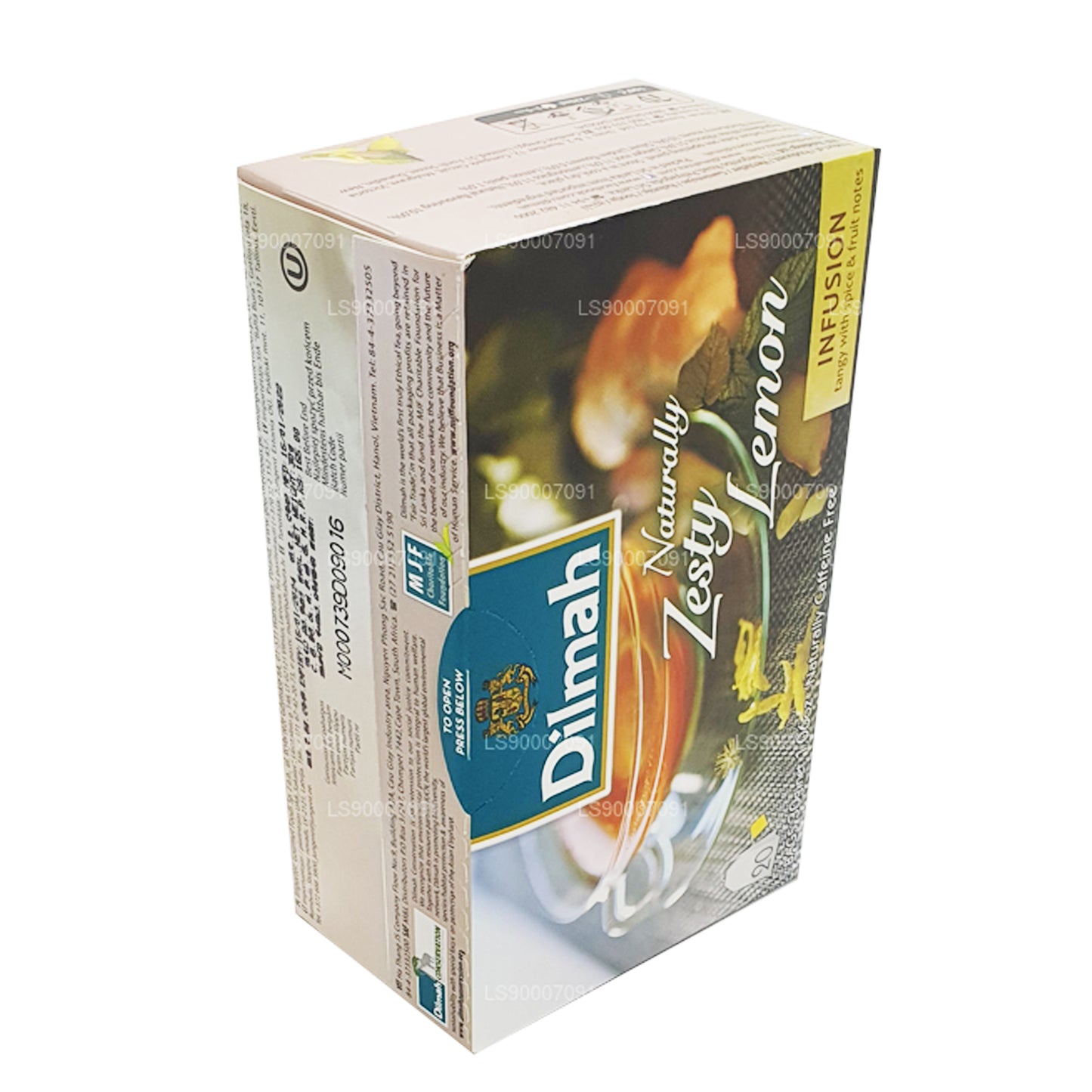 Dilmah Loomulikult Zesty Lemon (30g) 20 tee kotid