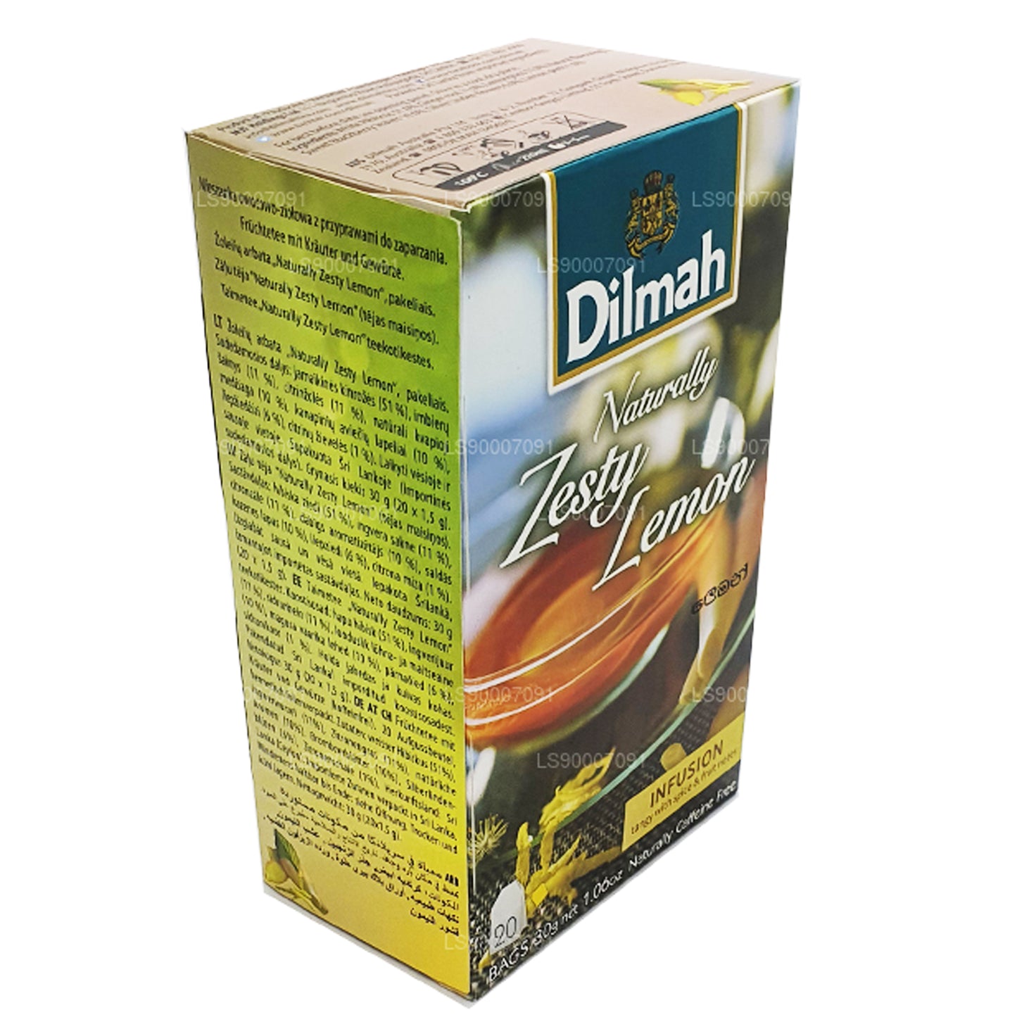 Dilmah Loomulikult Zesty Lemon (30g) 20 tee kotid