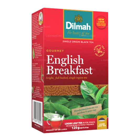 Dilmah Inglise Hommikusöök Lahtised Tea (125g) Box