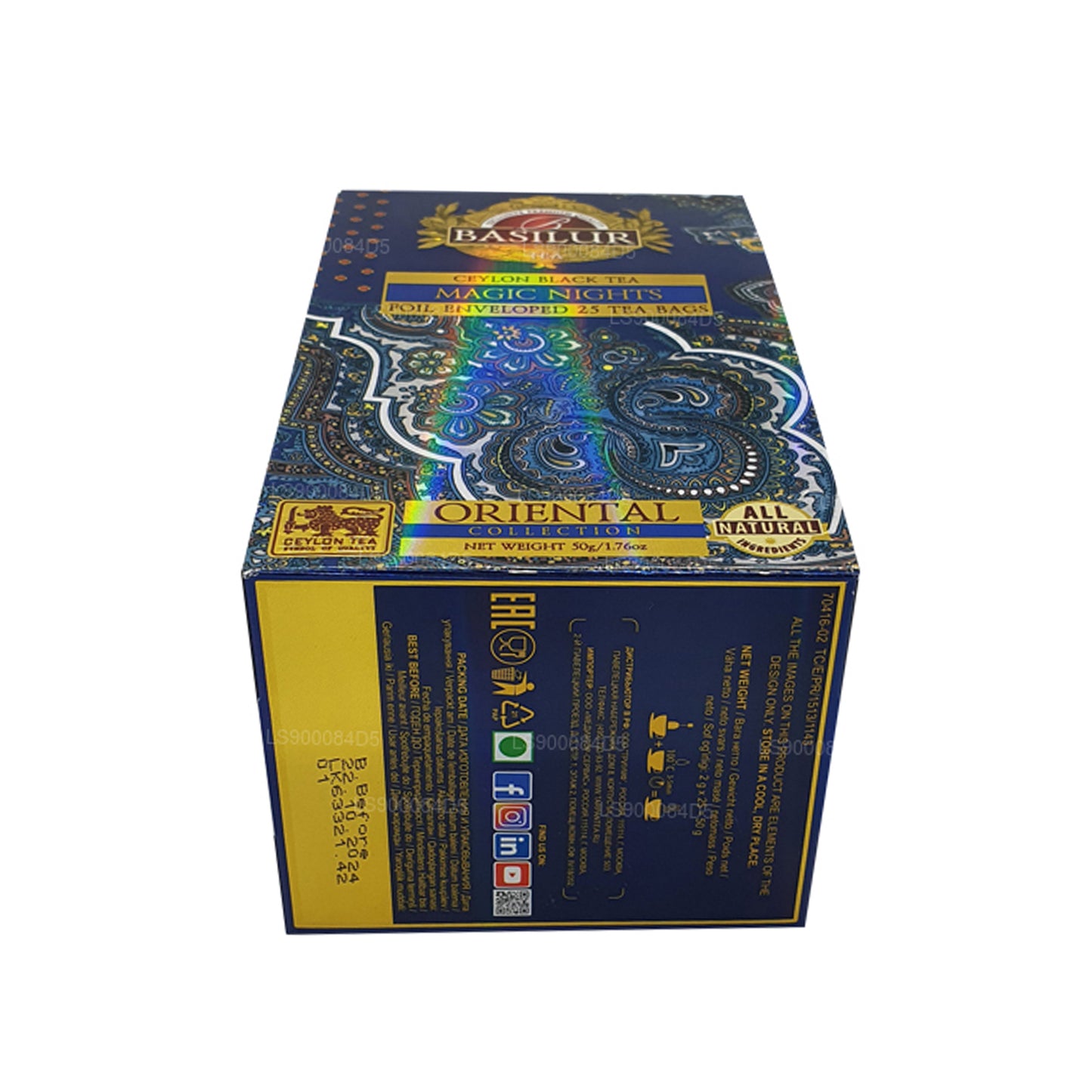 Basilur Oriental „Magic Nights” (50g) 25 tee kotid