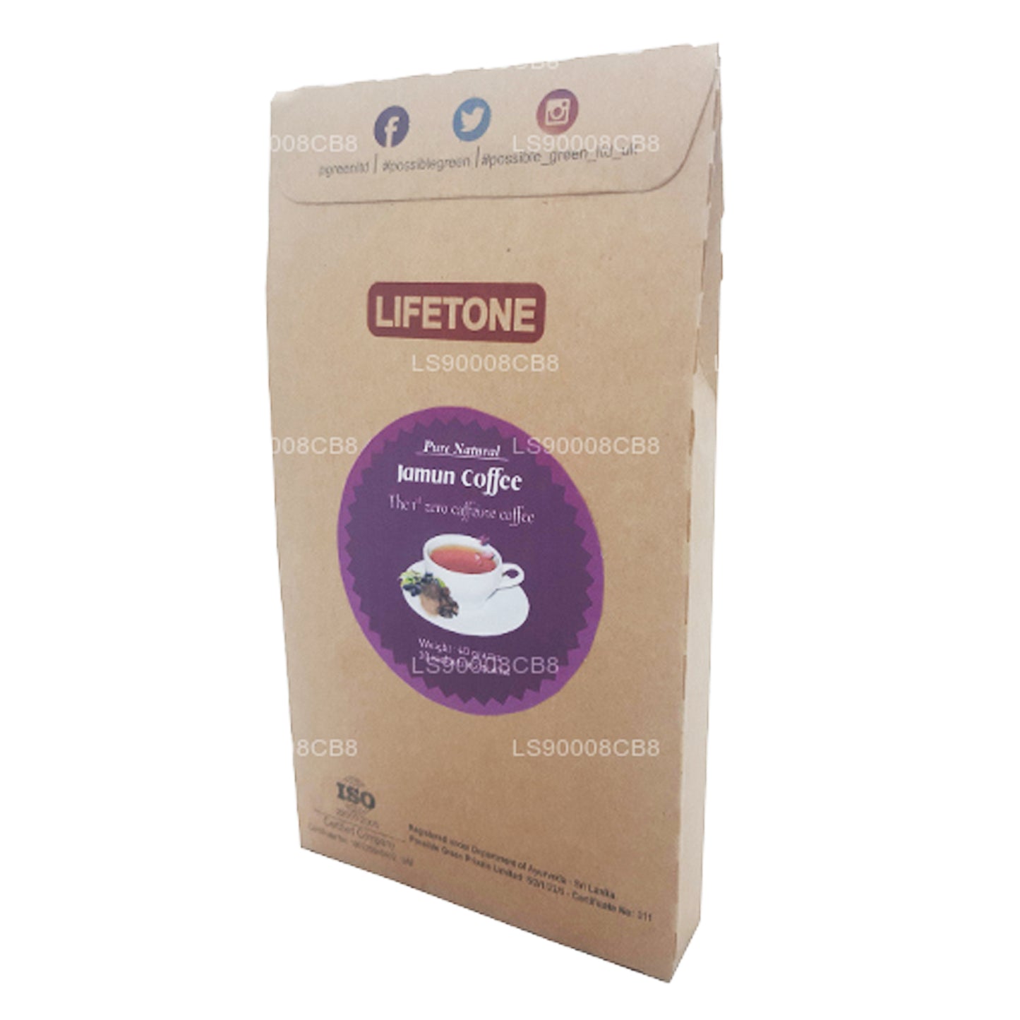 Lifetone Jamuni seemnekohv (40g)