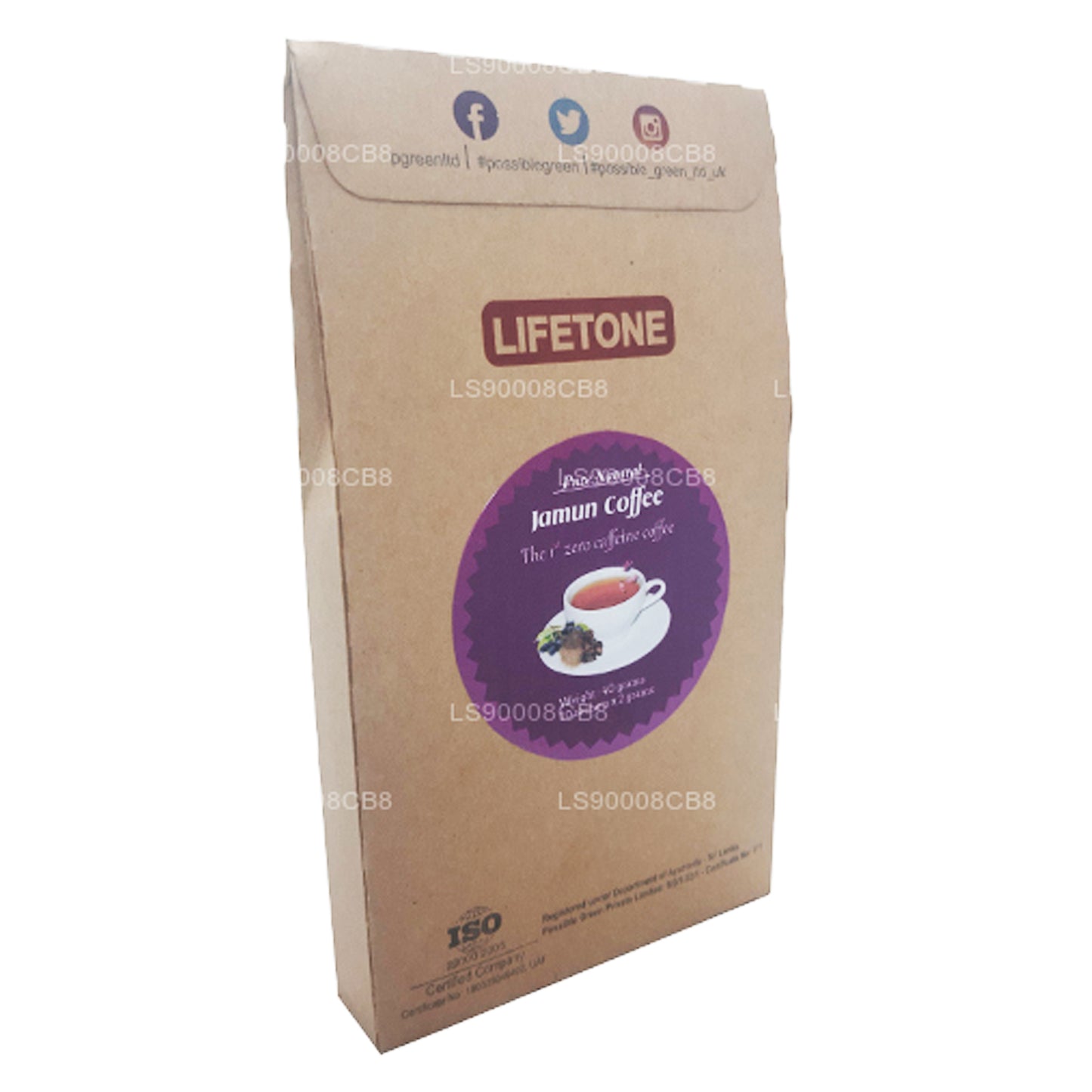 Lifetone Jamuni seemnekohv (40g)