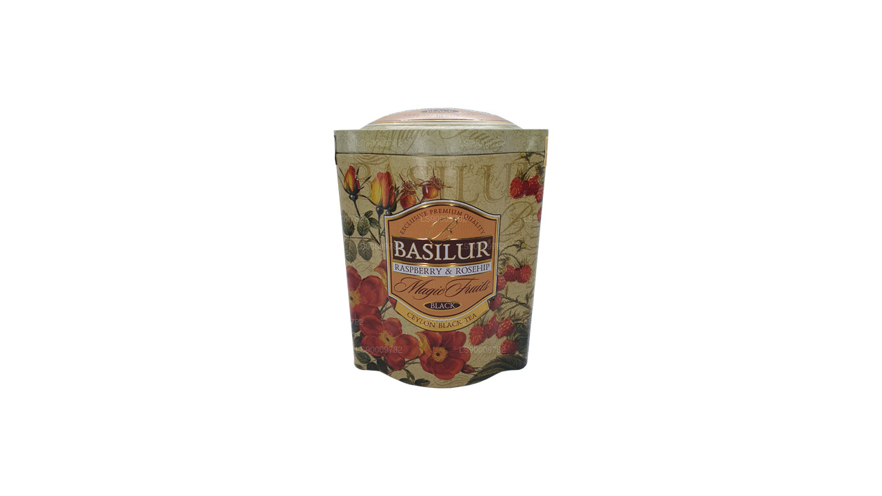 Basilur Magic Puuviljad Vaarika ja Kibuvitsa (100g) Tin Caddy