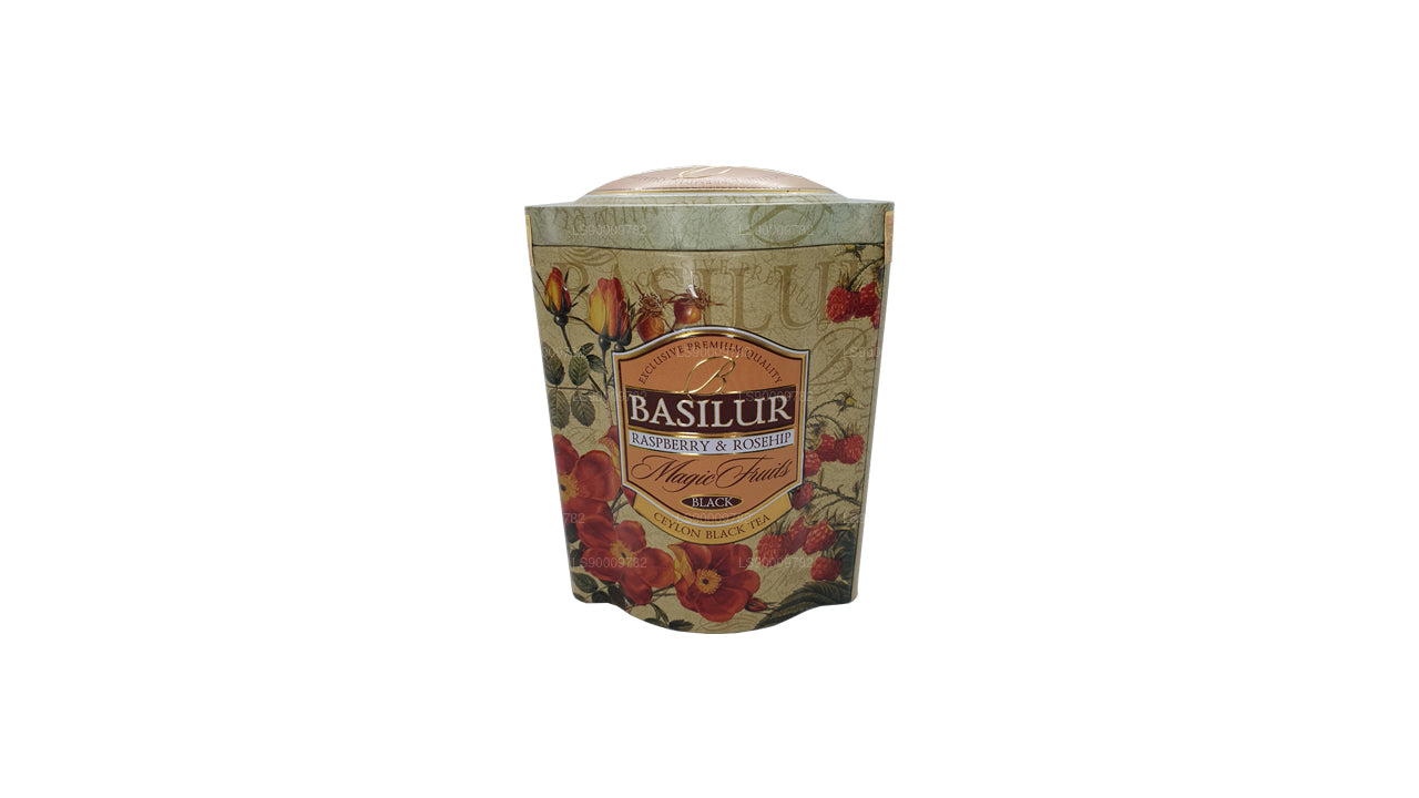 Basilur Magic Puuviljad Vaarika ja Kibuvitsa (100g) Tin Caddy