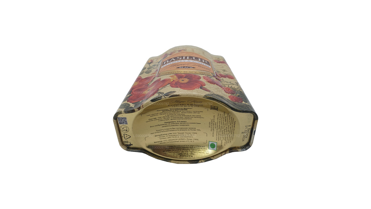 Basilur Magic Puuviljad Vaarika ja Kibuvitsa (100g) Tin Caddy