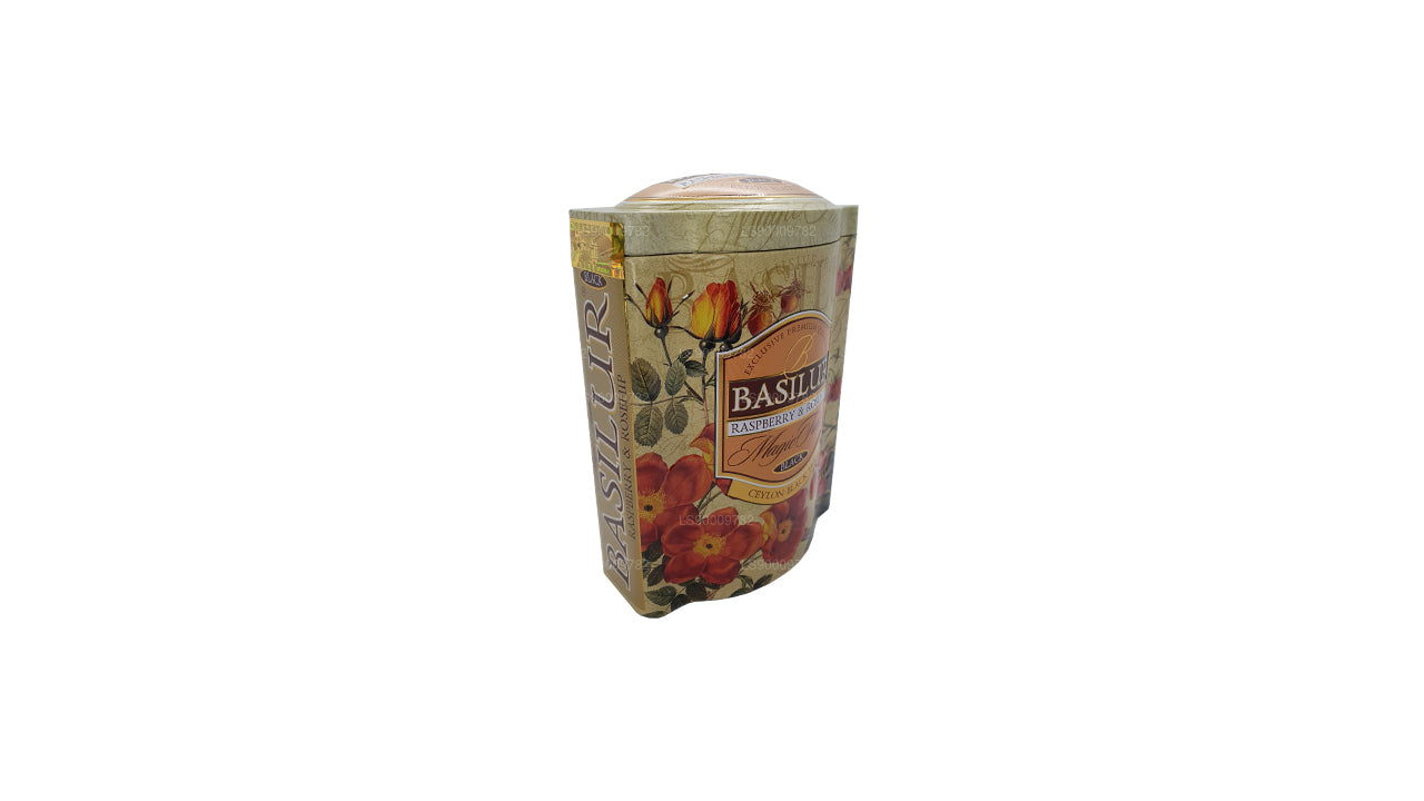 Basilur Magic Puuviljad Vaarika ja Kibuvitsa (100g) Tin Caddy