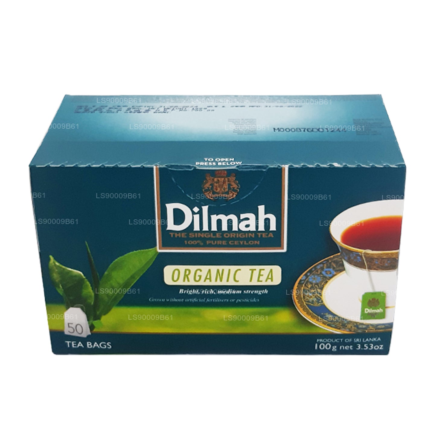 Dilmah Orgaaniline tee (100g) 50 teekotti