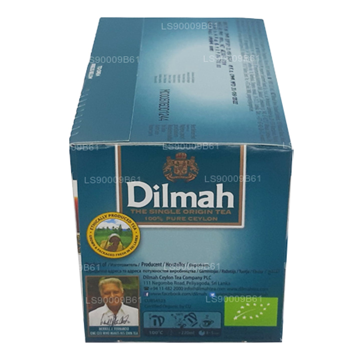 Dilmah Orgaaniline tee (100g) 50 teekotti