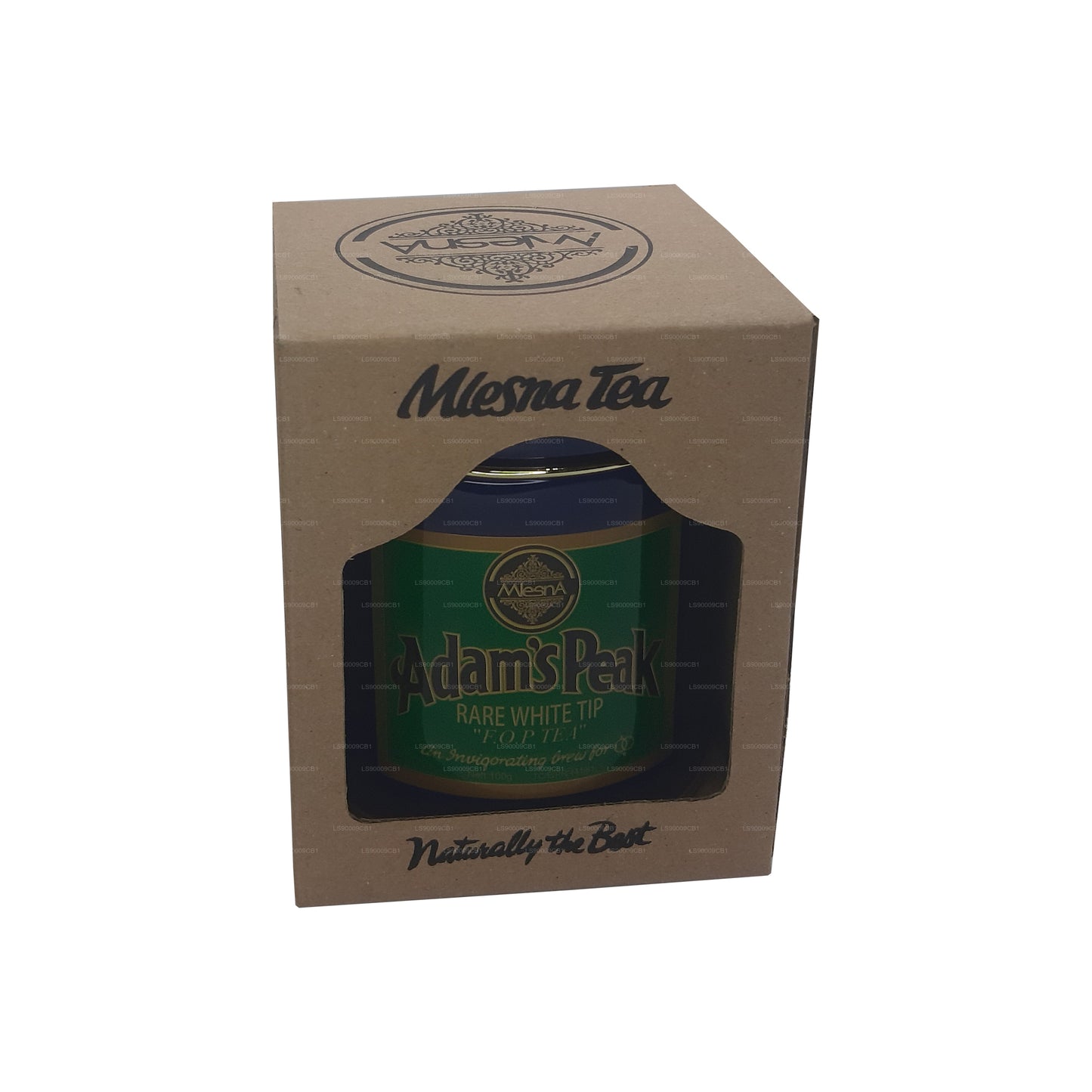 Mlesna Tea Adam's Peak Haruldane Valge Vihje FOP Leaf Tee Metallist Caddy (100g)