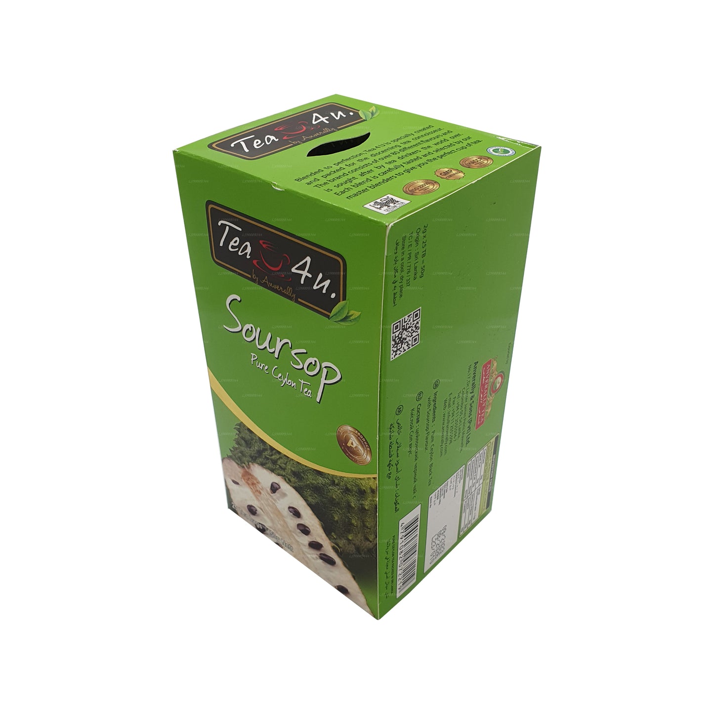 Tea4U must tee Soursopiga (50g) 25 teekott