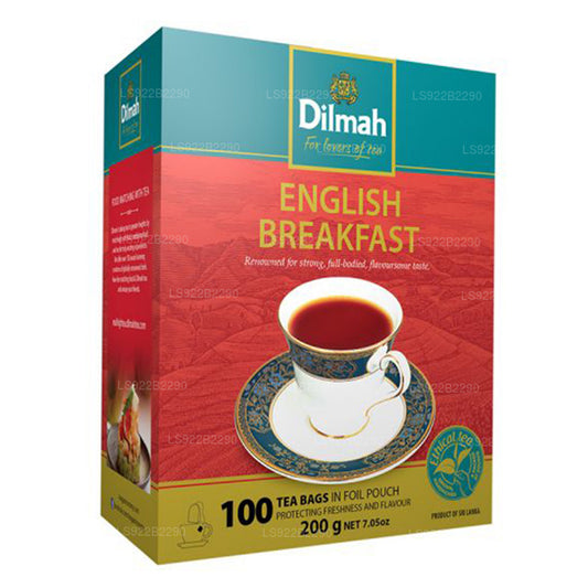 Dilmah Inglise hommikusöögi tee (200g) 100 teekotid