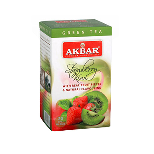 Akbar Maasika Kiwi (40g) 20 Teekotid