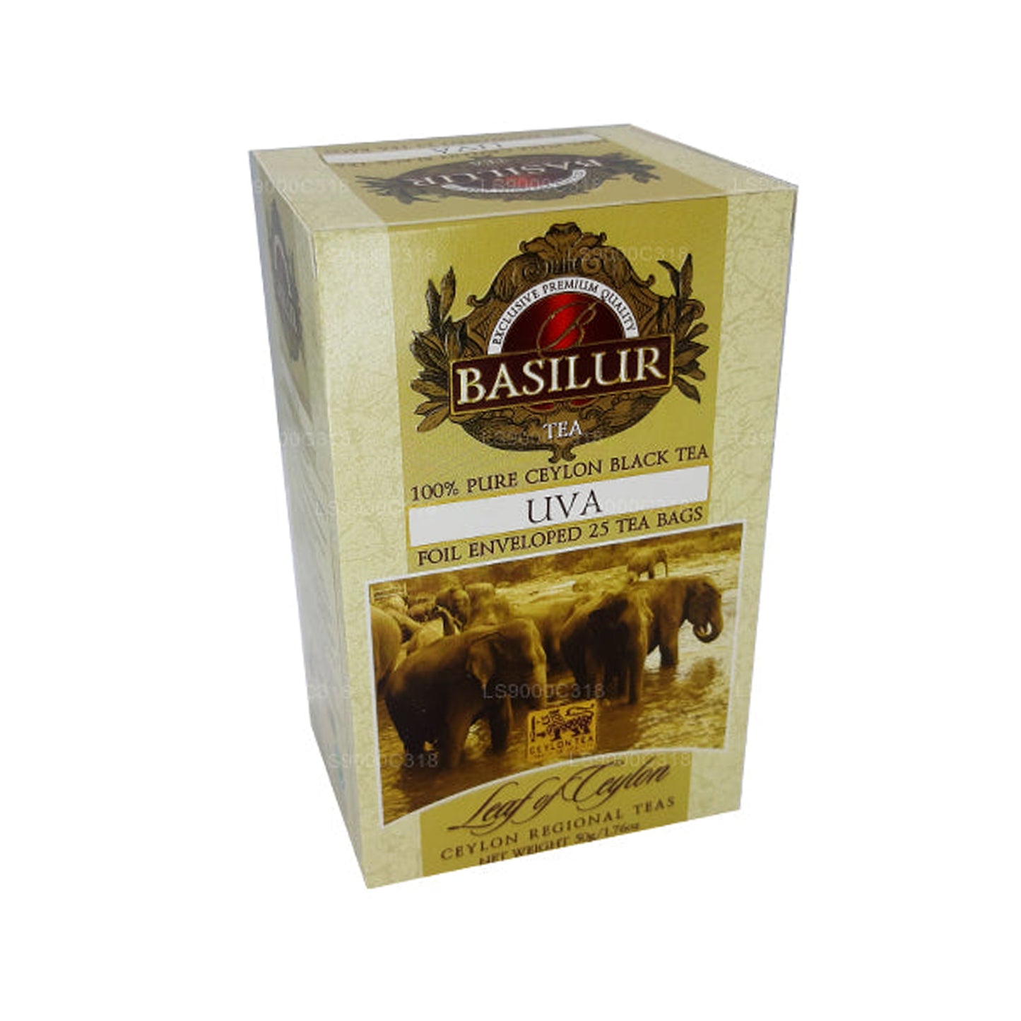 Basilur Tseiloni leht „Uva” Puhas must tee (50g)