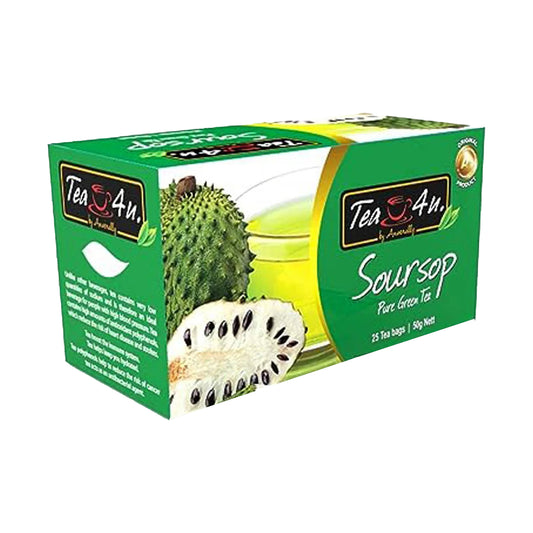 Tea4U Roheline tee Soursopiga (50g) 25 teekott