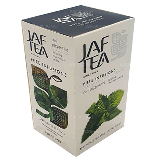 Jaf Tea Pure Infusioonid kollektsiooni Cool piparmündi foolium Envelop Teekotid (30g)