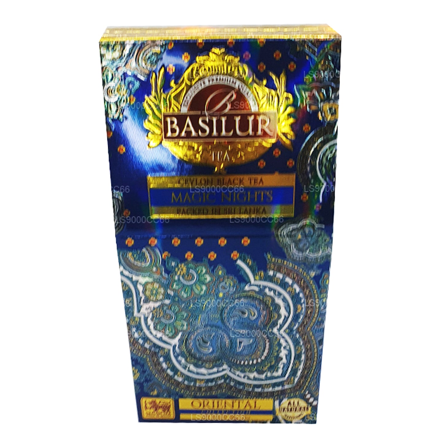 Basilur Magic Nights Tseiloni Must Lehe Tee (100g)