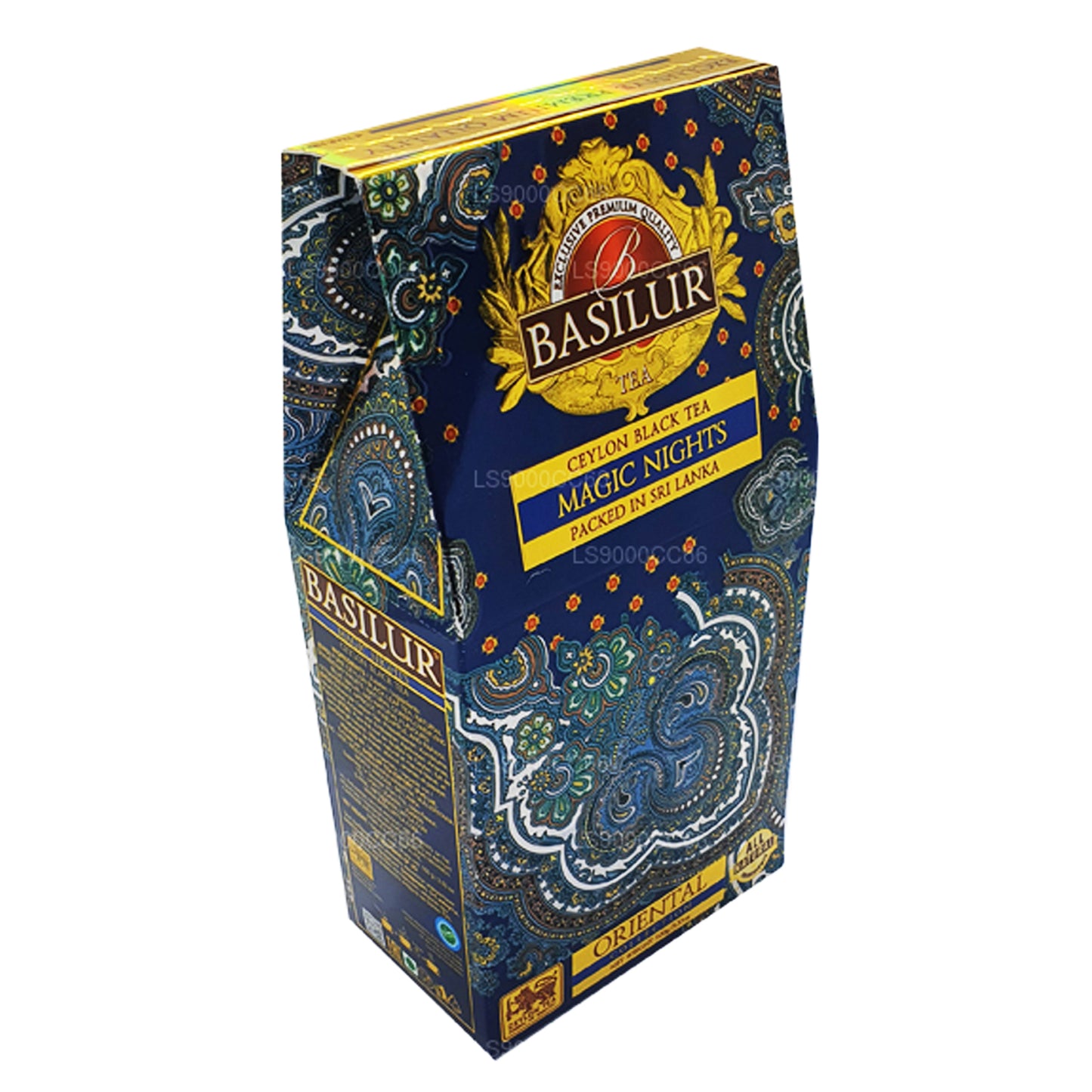 Basilur Magic Nights Tseiloni Must Lehe Tee (100g)