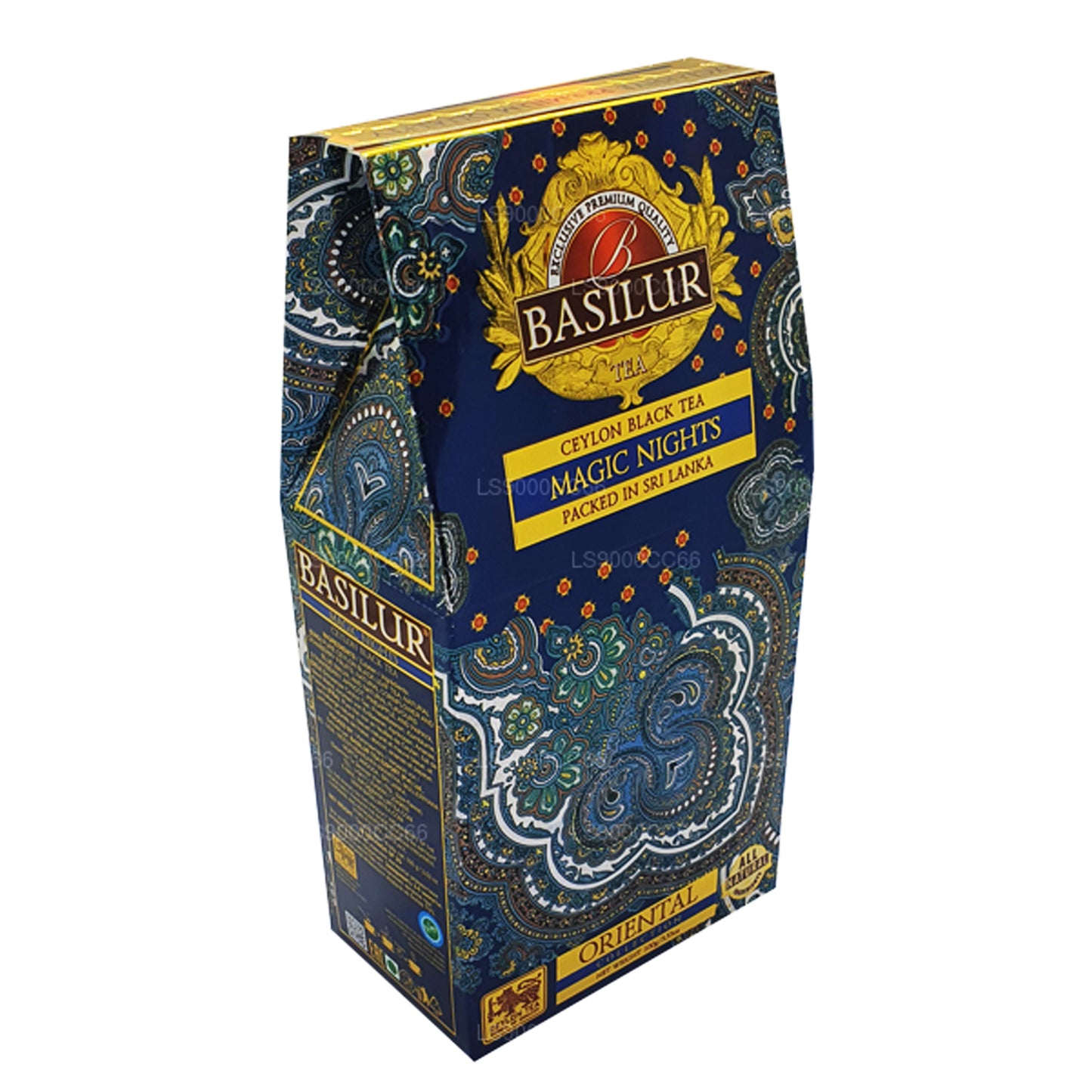 Basilur Magic Nights Tseiloni Must Lehe Tee (100g)