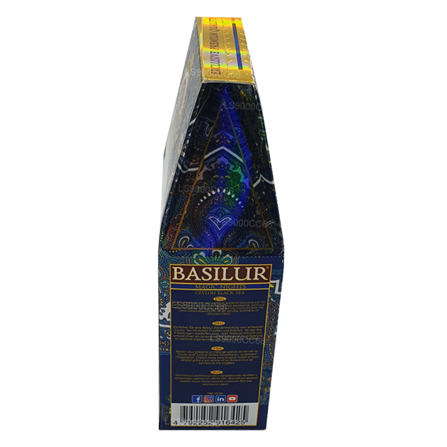 Basilur Magic Nights Tseiloni Must Lehe Tee (100g)