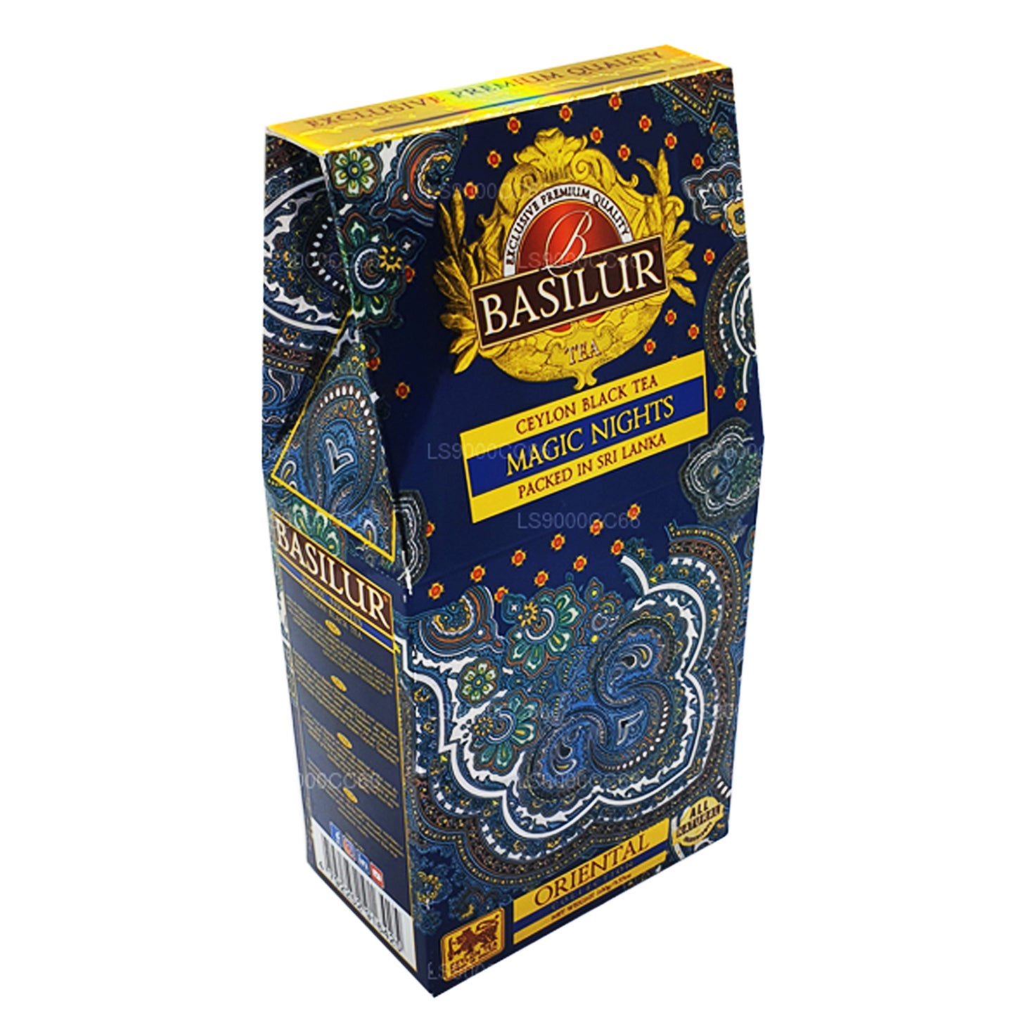 Basilur Magic Nights Tseiloni Must Lehe Tee (100g)