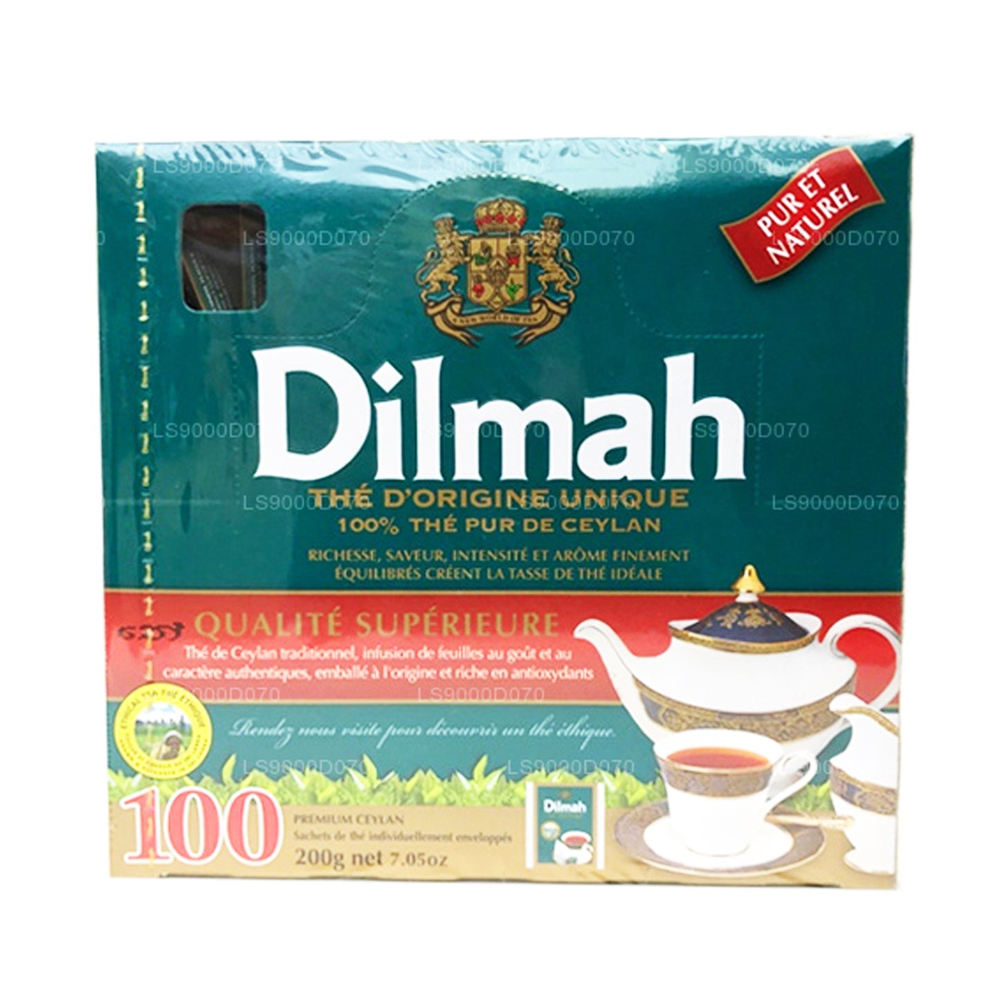 Dilmah Premiun paberümbrik (100 teekott)