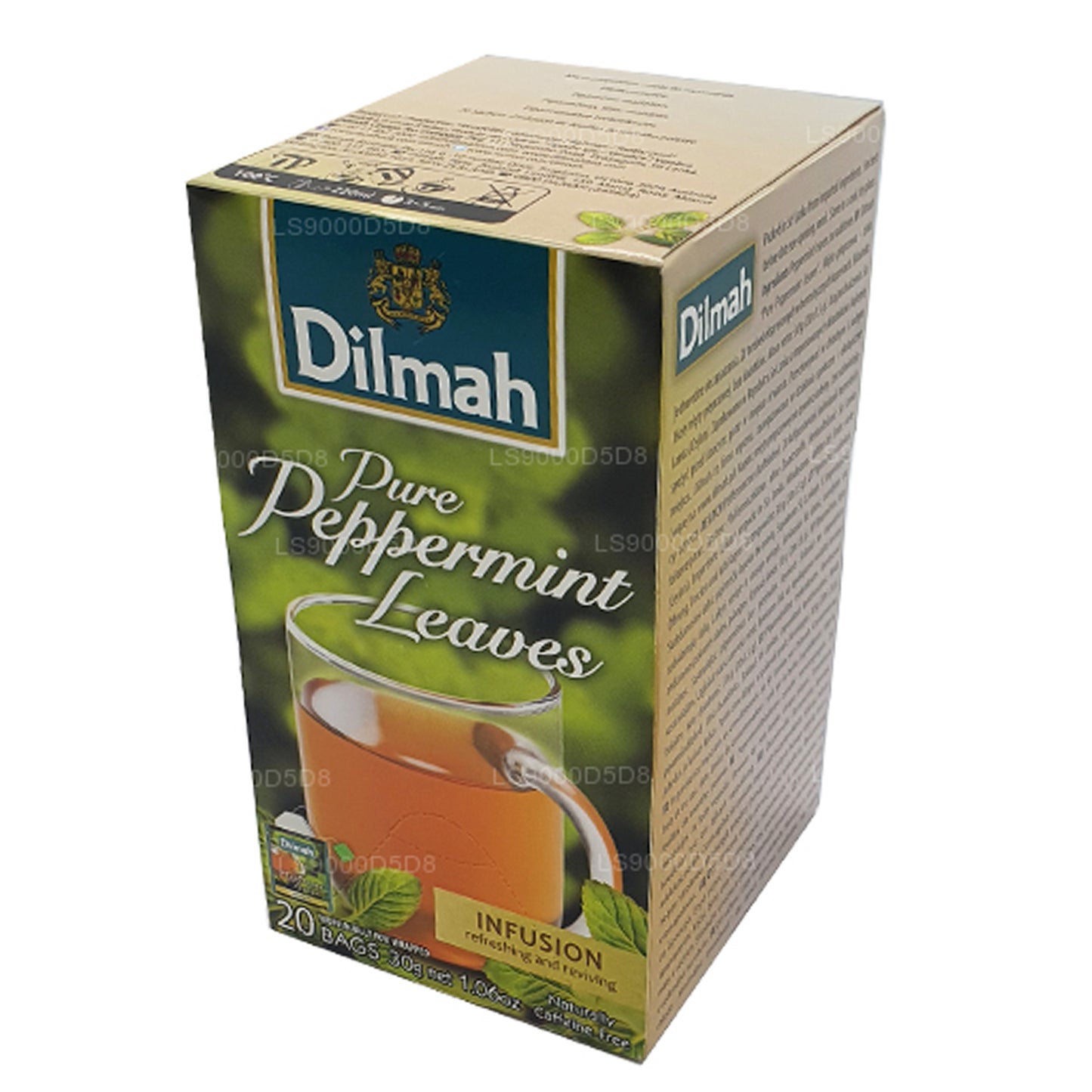 Dilmah Pure piparmündilehed (30g) 20 tee kotid