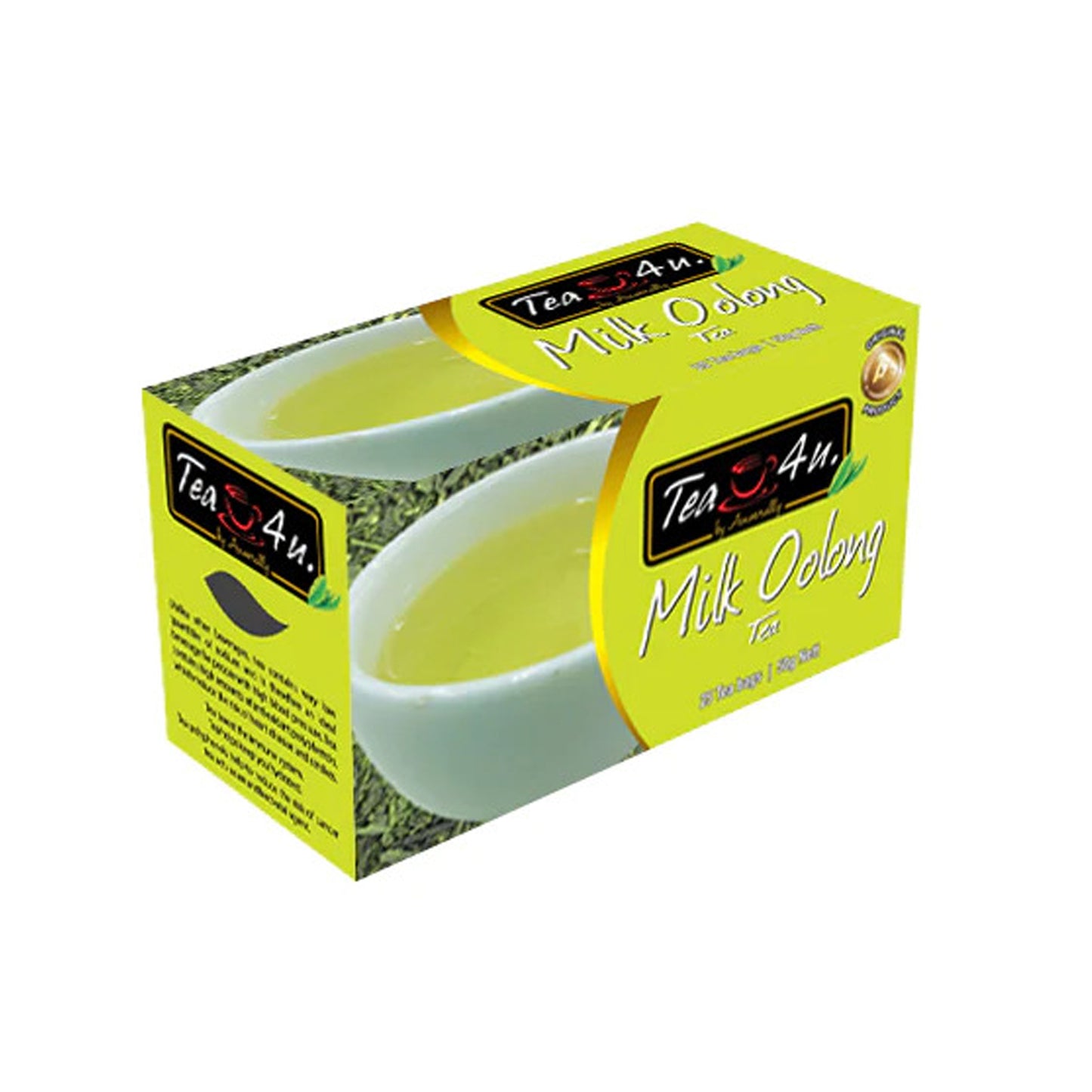 Tea4U piim Oolong roheline tee (50g) 25 teekott