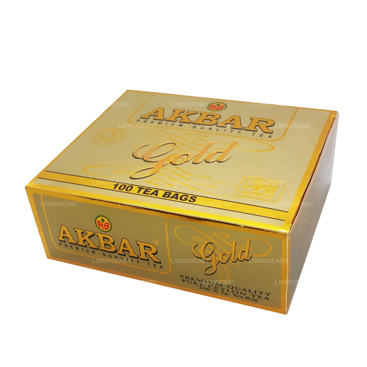 Akbar Gold Premium 100% puhas Tseiloni tee (200g) 100 tee kotid