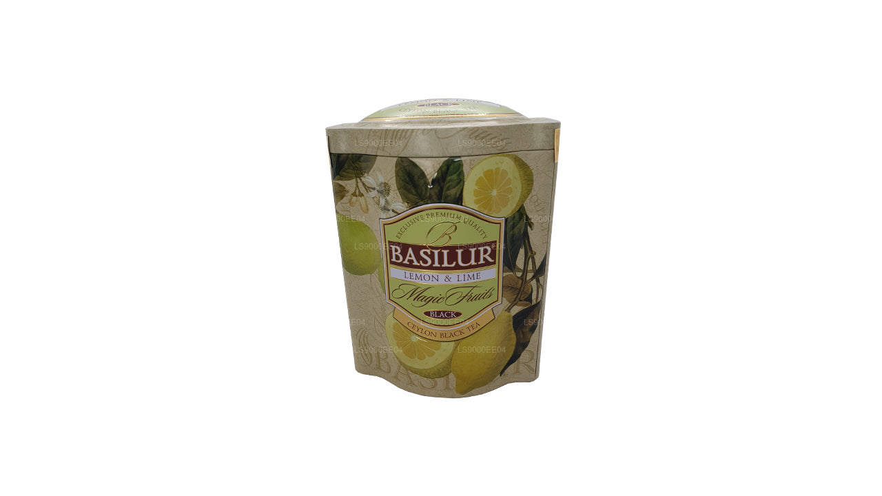 Basilur Magic Puuviljad Sidruni ja laimi (100g) Tin Caddy