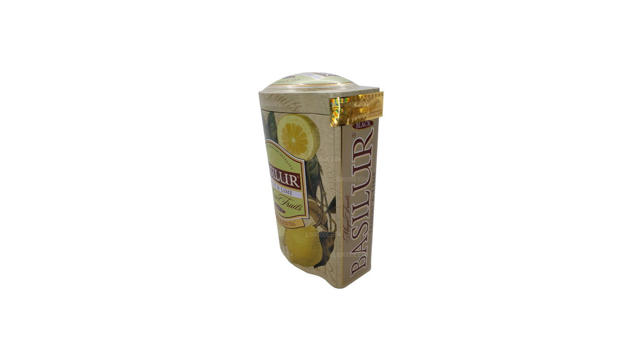 Basilur Magic Puuviljad Sidruni ja laimi (100g) Tin Caddy