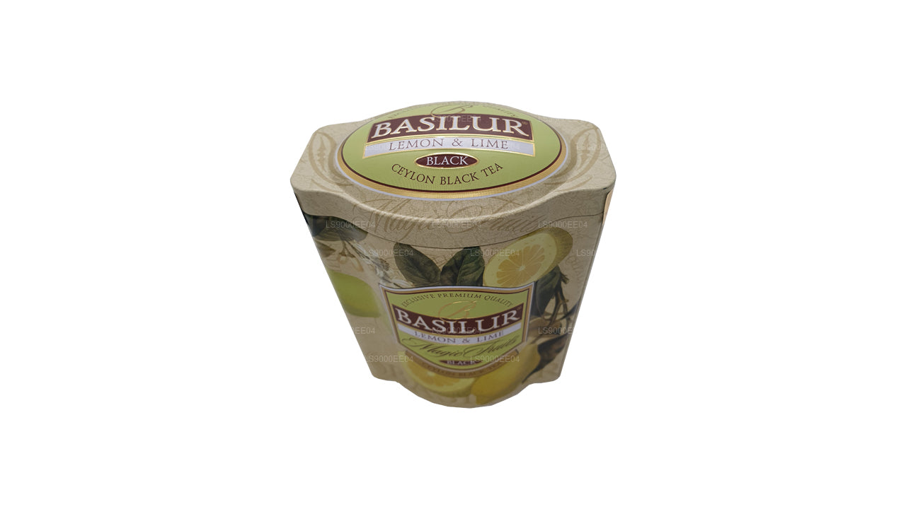 Basilur Magic Puuviljad Sidruni ja laimi (100g) Tin Caddy