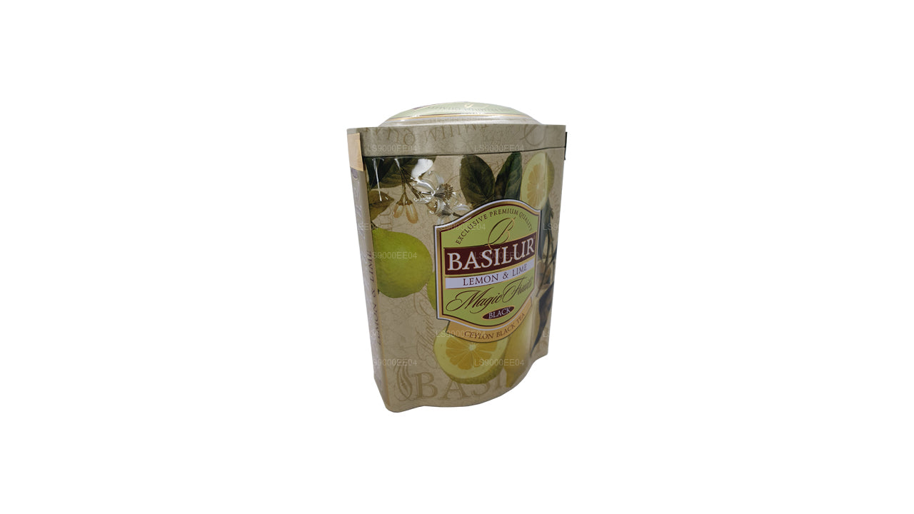 Basilur Magic Puuviljad Sidruni ja laimi (100g) Tin Caddy