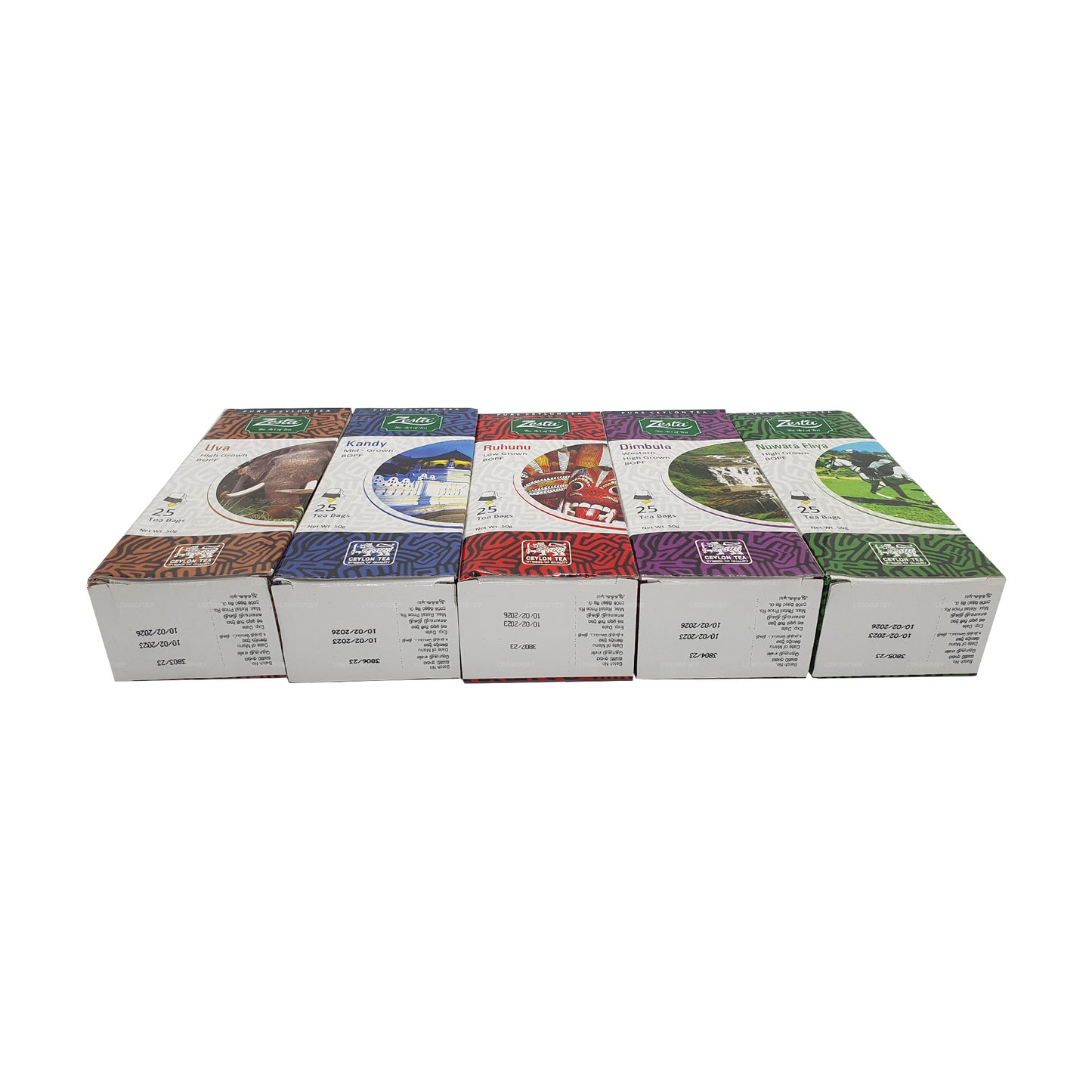 Zesta Ceylon Regional Tea Collection (250g) 125 Tea Bags