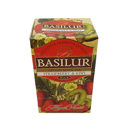 Basilur maasika ja kiivi (50g) 20 tee kotid