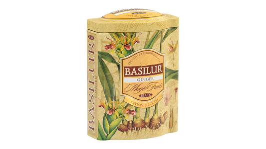 Basilur Pure Tseiloni must tee ingveri Caddy (100g)