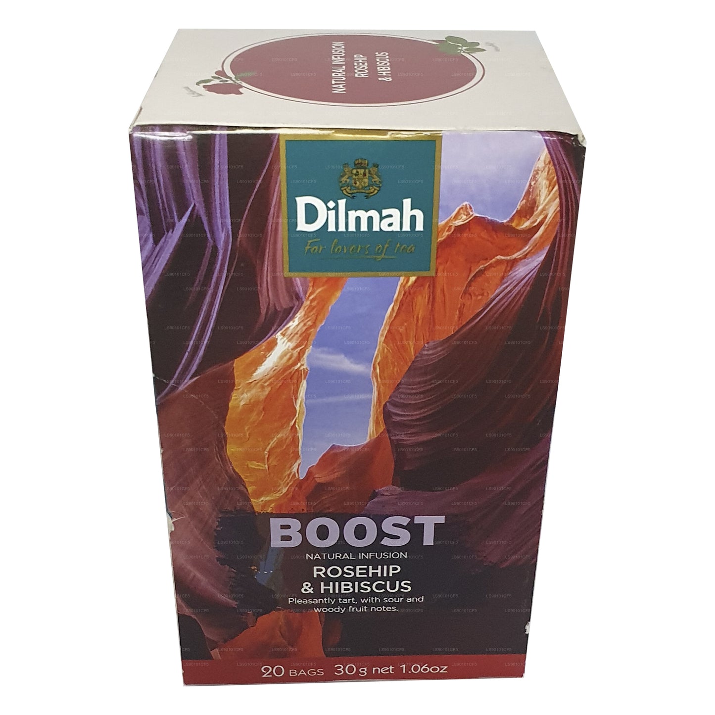 Dilmah Kibuvitsa- ja Hibiskusemaitseline Must tee (30g)