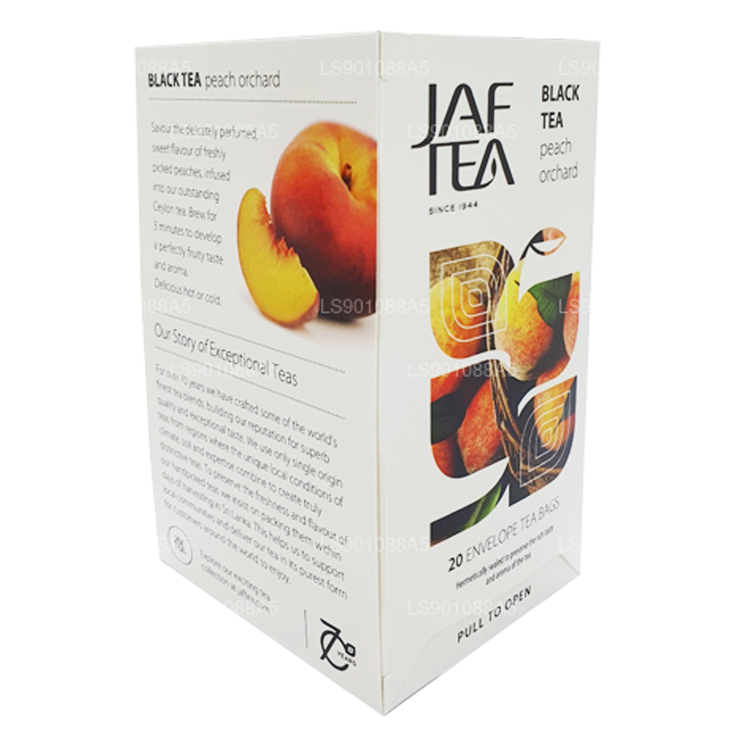 Jaf Tea Pure Fruit Collection Black Tea Peach Orchard (30g) 20 tee kotid