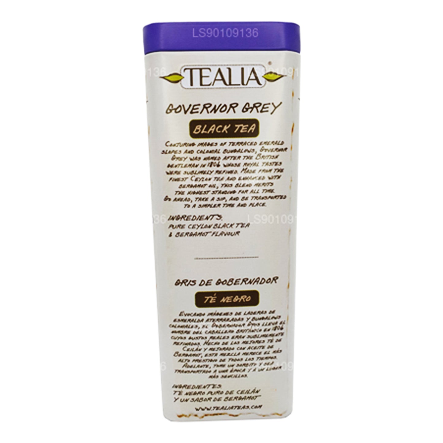 Tealia Govenor Hall Lahtised Lehed (100g)