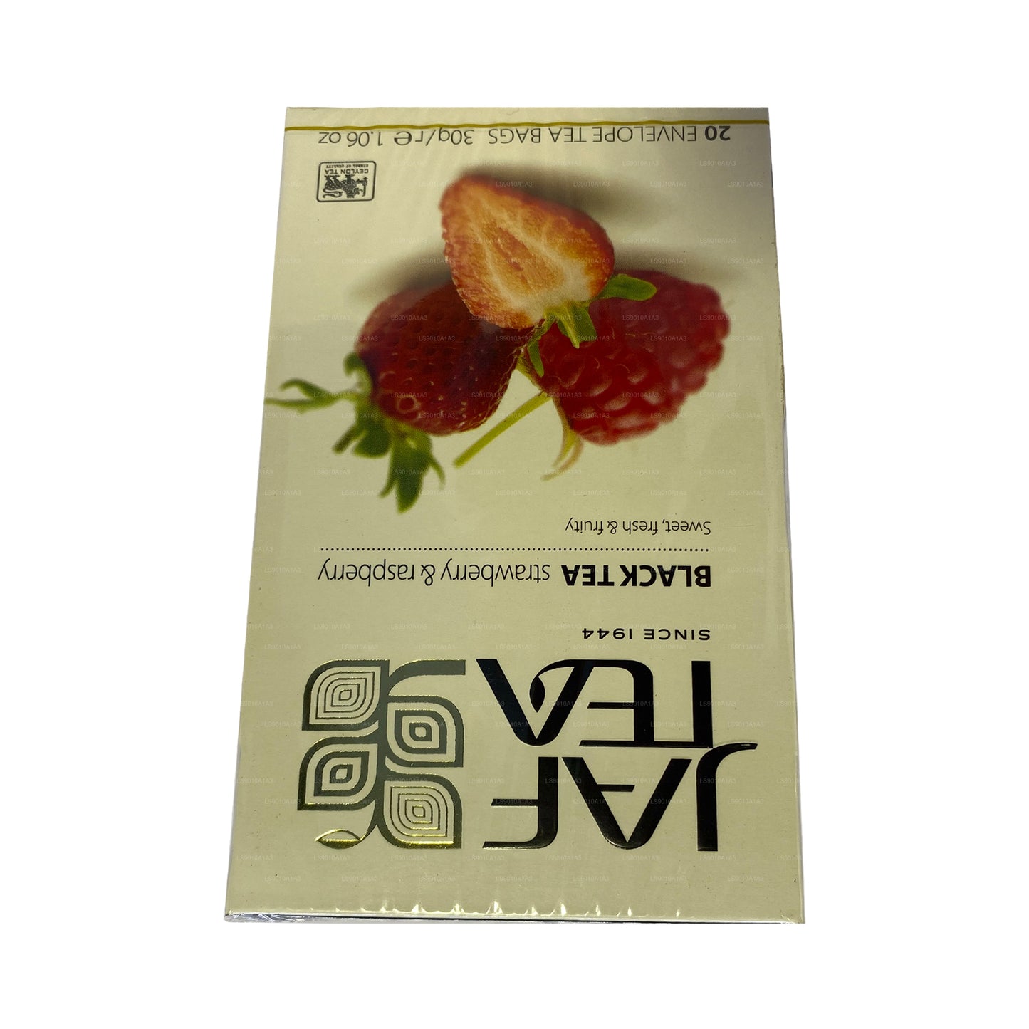 Jaf Tea Pure Fruit Collection Black Tea Maasika ja Vaarika (30g) 20 tee kotid