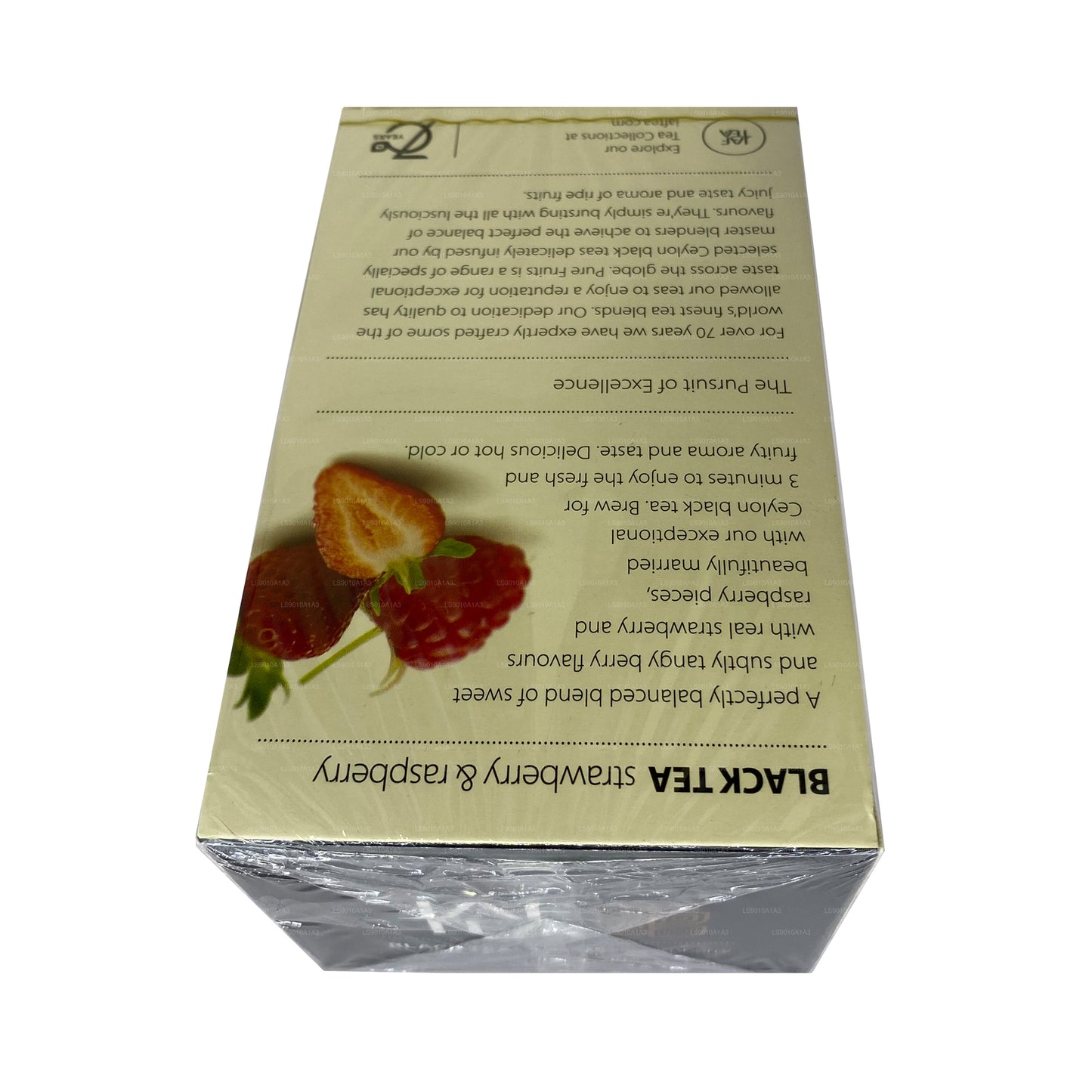 Jaf Tea Pure Fruit Collection Black Tea Maasika ja Vaarika (30g) 20 tee kotid