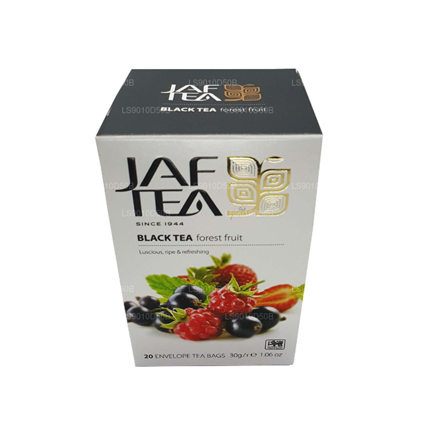 Jaf Tea Pure Fruits kollektsiooni Black Tea Forest Fruit (30g) 20 tee kotid
