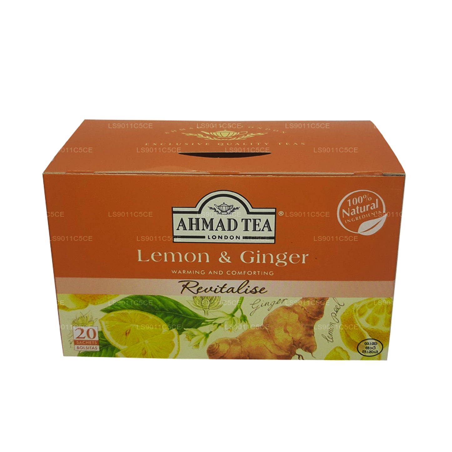 Ahmad Lemon & Ginger 20 Foolium Teekotid (40g)