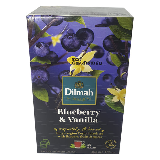 Dilmah mustika- ja vaniljemaitseline tee (40g) 20 teekotti